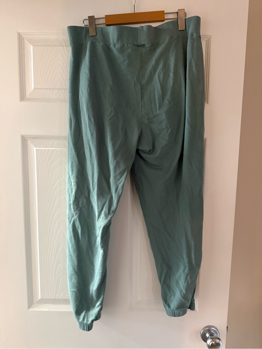 Eddie Bauer Cotton Sage Green Jogger Pants Large - Picture 4 of 6